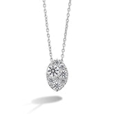 Tessa Diamond Navette Pendant - Dracakis Jewellers